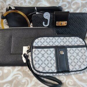 4 Black Wristlet Wallet Bundle